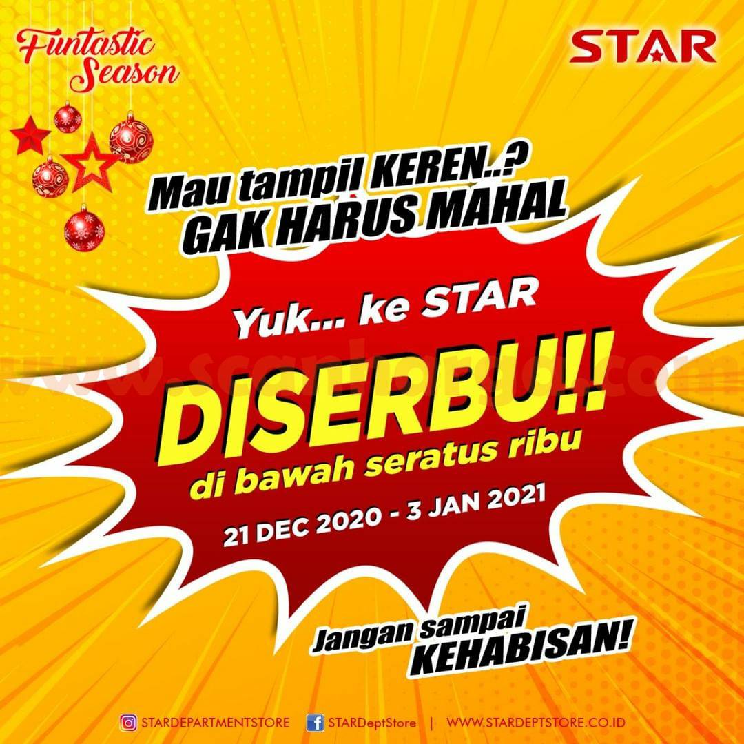 STAR Department Store Spesial Promo DiSERBU!! Dibawah Seratus Ribu
