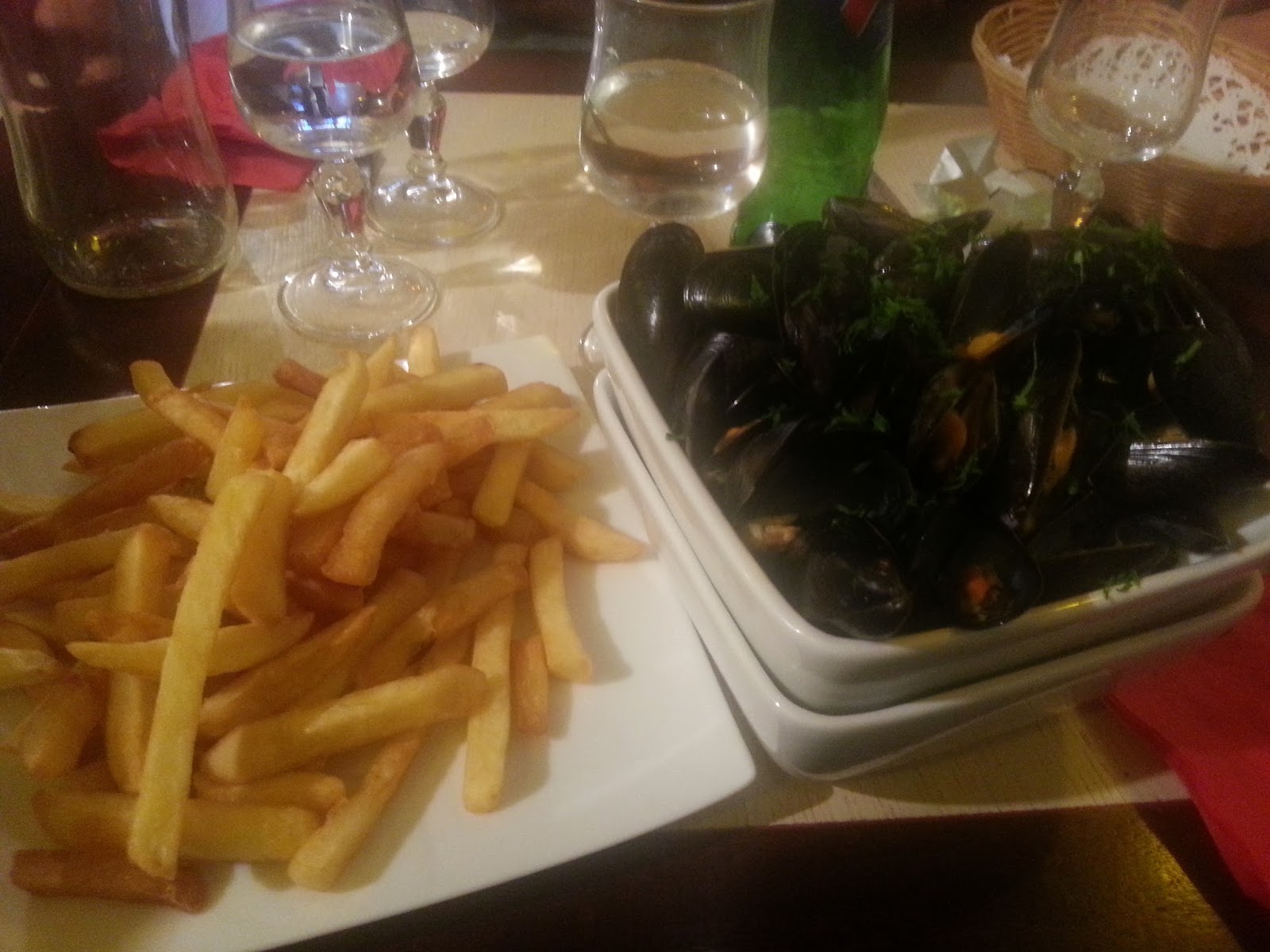 Positive Eating Positive Living Moules frites, crêpes et galettes à