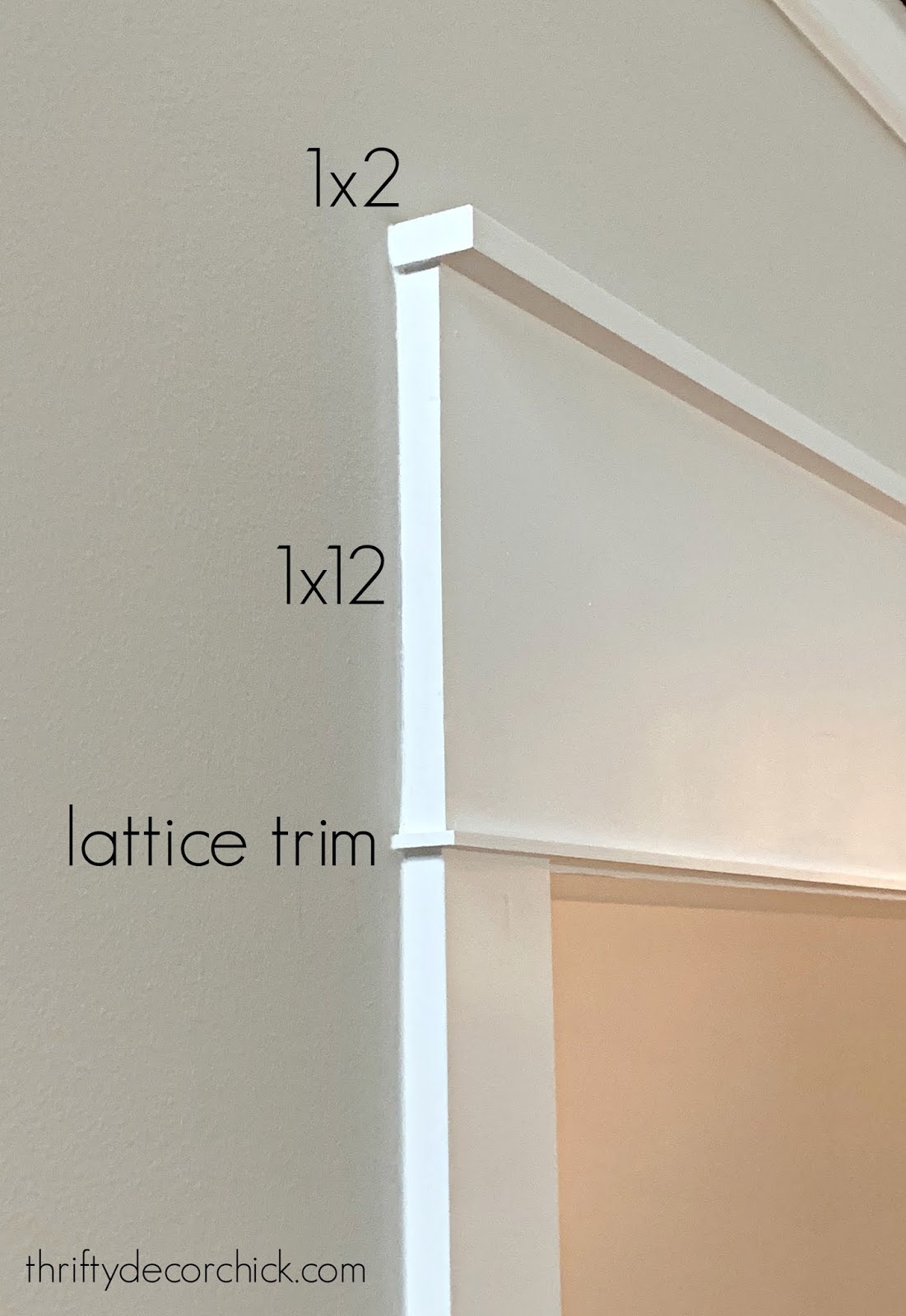 How to install a decorative door header Thrifty Decor Chick Thrifty
