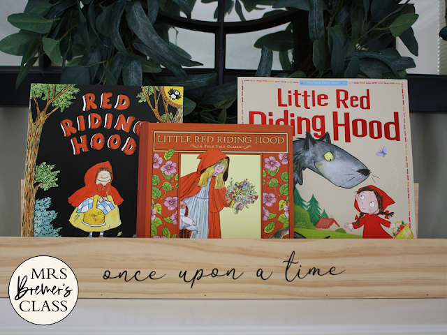 Little Red Riding Hood Fairy Tales activities unit with Common Core aligned literacy companion activities for First Grade and Second Grade