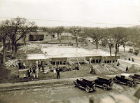 US Post Office Kerrville Texas under construction 1936 US Post Office Kerrville Texas under construction 1936