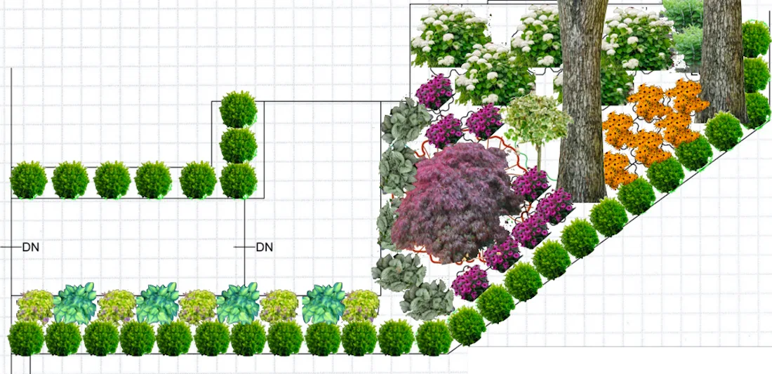 front garden plan