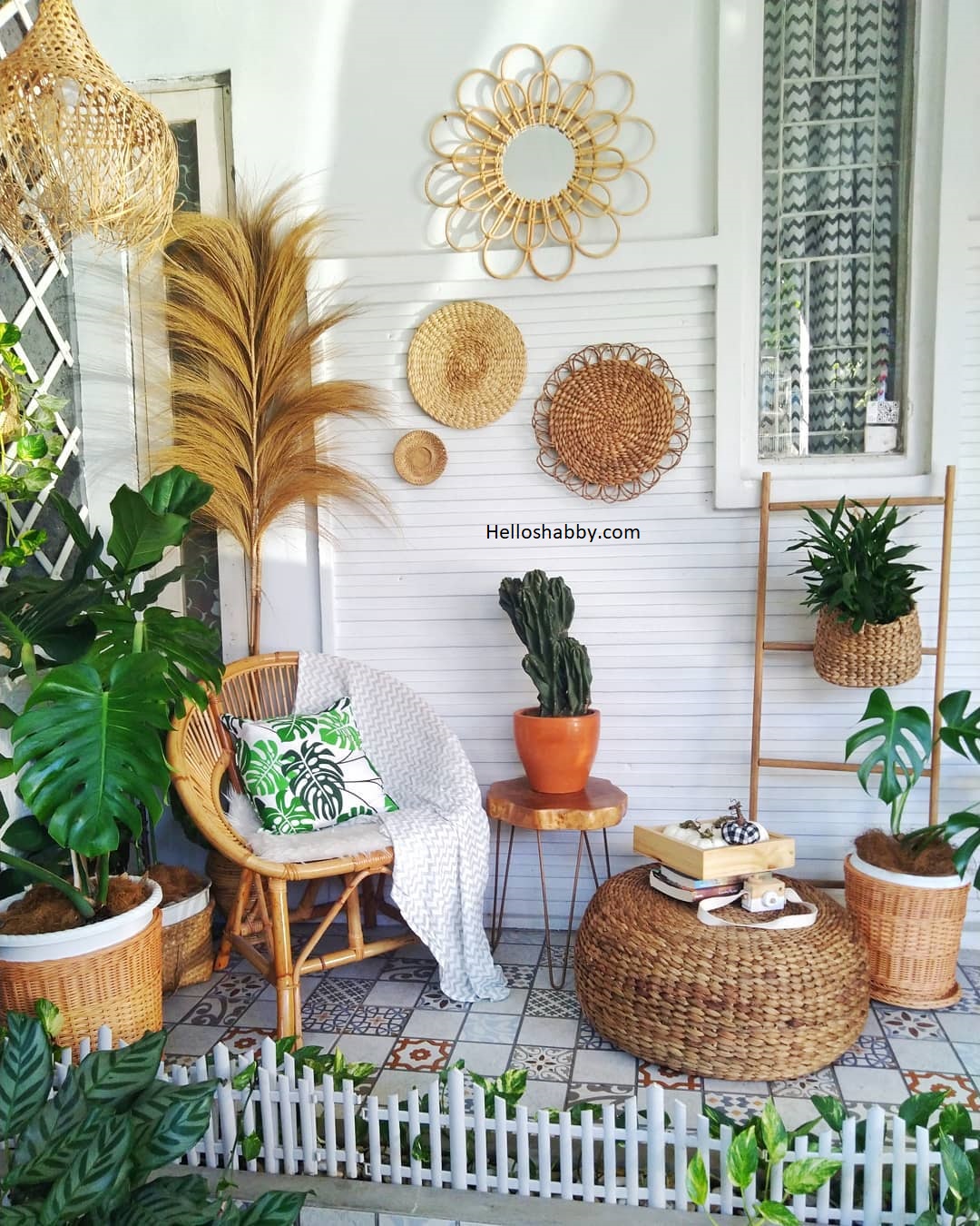 6 Ide Desain Taman Teras Minimalis dengan Penataan Tanaman dalam Pot