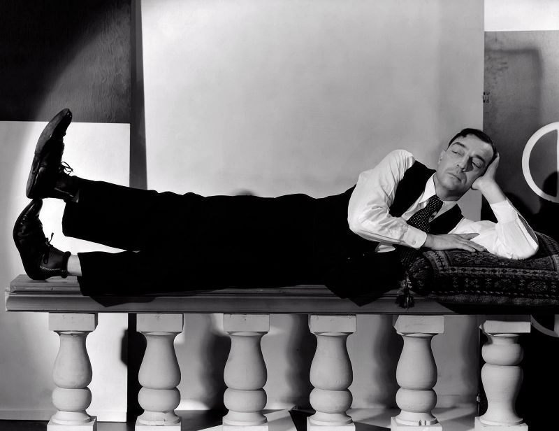 The Great Stone Face  Captivating Vintage Photos of Buster Keaton Through the 1920s and 1940s - 37