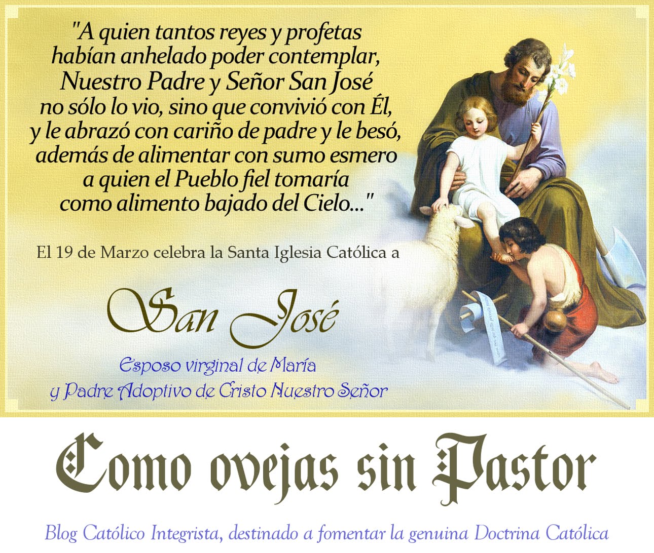 Como ovejas sin Pastor