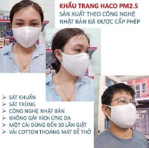 Combo 5 Khẩu Trang Kháng Khuẩn PM 2.5