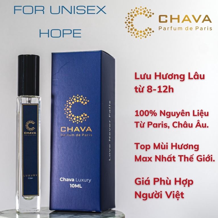 NƯỚC HOA MINI LUXURY HOPE 10ML – CHAVA