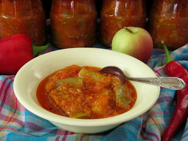 Салат из кабачков "Татарская песня" (заготовка на зиму)