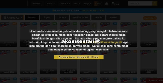 Film Ilegal di BLokir oleh Kominfo