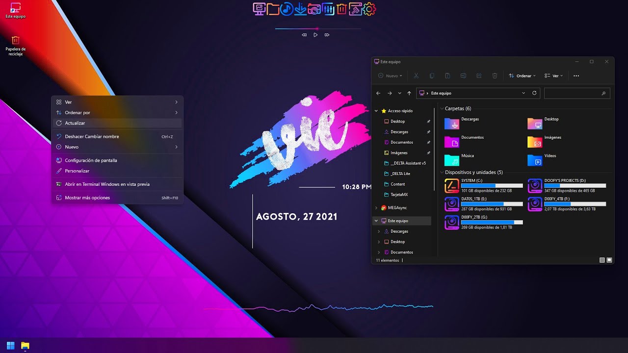 Descargar MiniOS11 Pro VideoJuegos y Programas Gratis por MEGA y MediaFire en Español