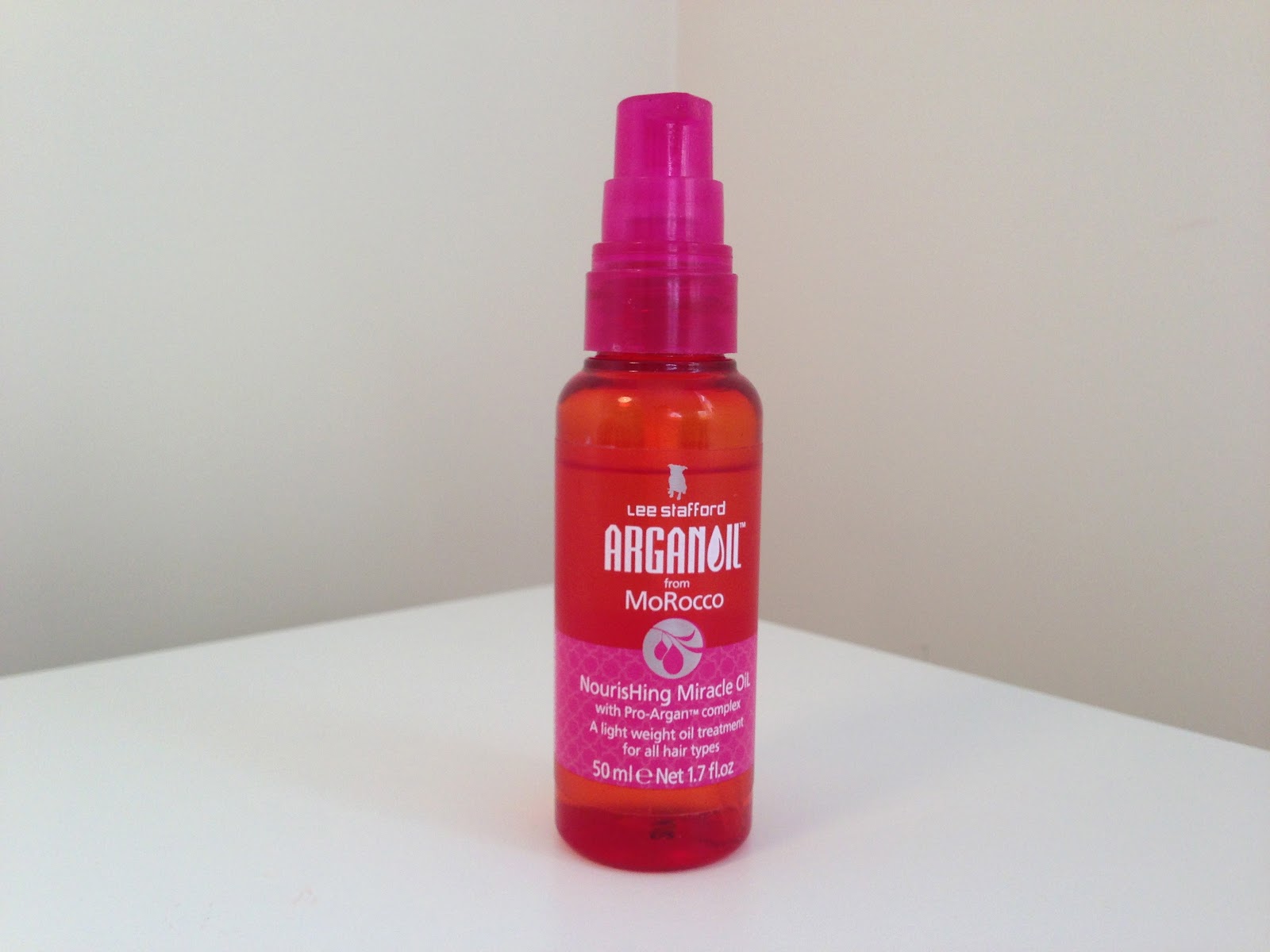 Holly's Beauty Review Hair Heaven Lee Stafford Argan Oil