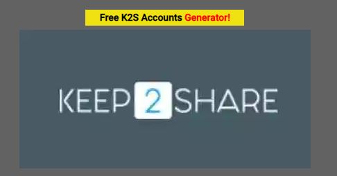 Keep2share Premium Accounts & Password April 2021