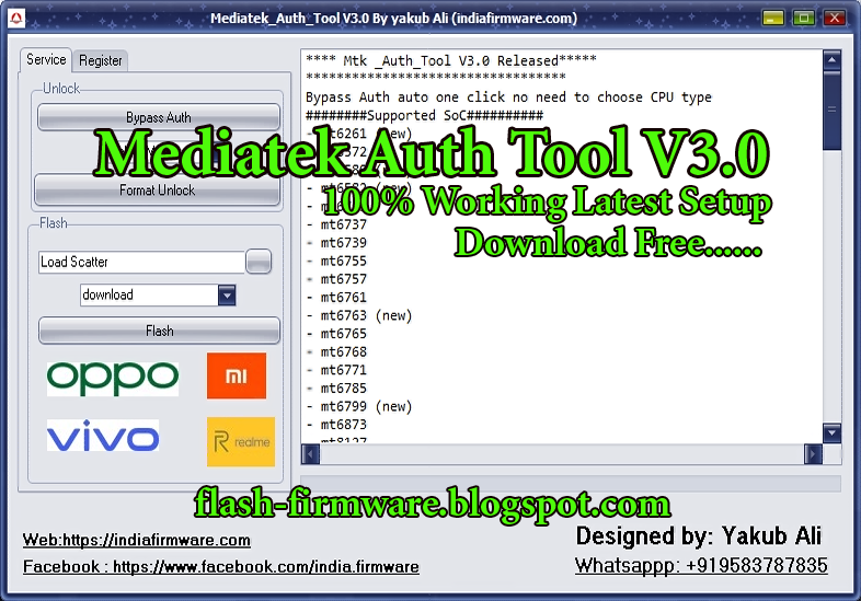 Mediatek Auth Tool V3.0 Latest Setup Free Download