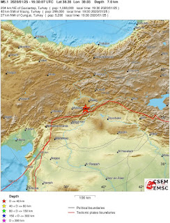 Cutremur moderat cu magnitudinea de 5,1 grade in Estul Turciei