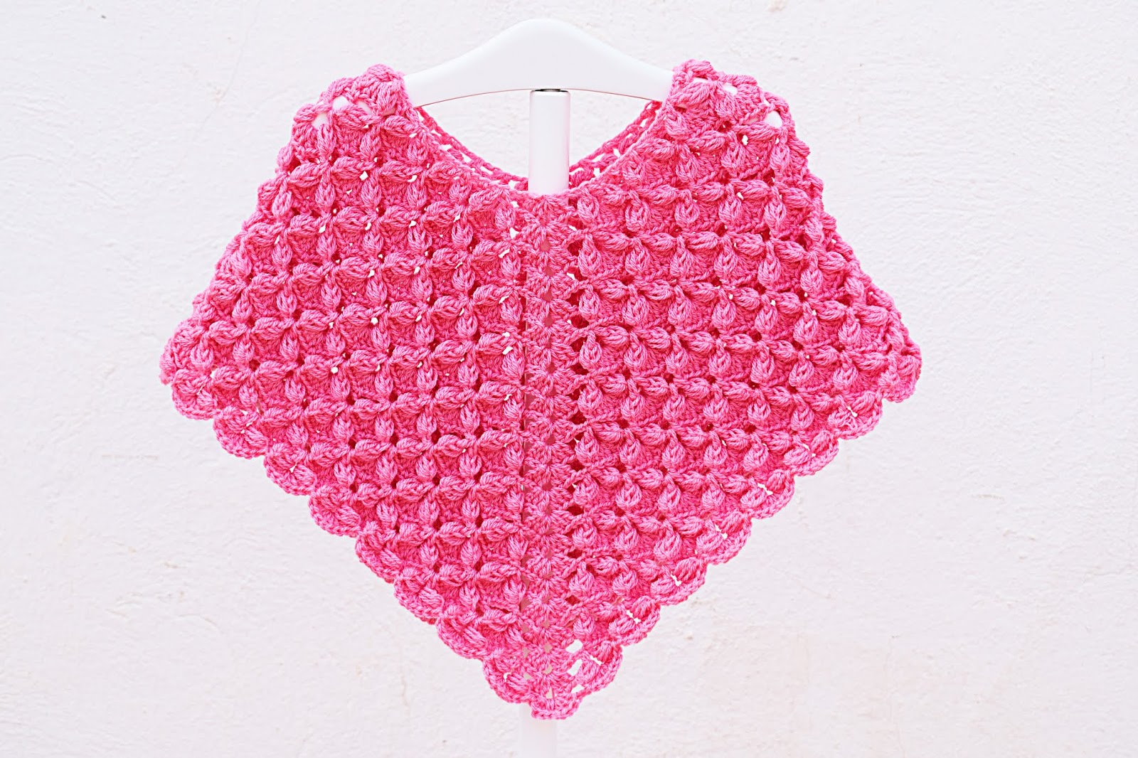 poncho a crochet, muy fácil y a paso.