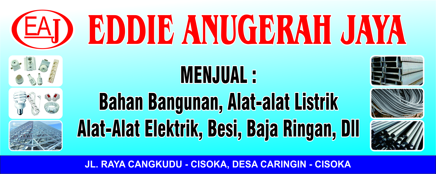 Kumpulan Soal Pelajaran 7 Contoh Banner Toko Bangunan