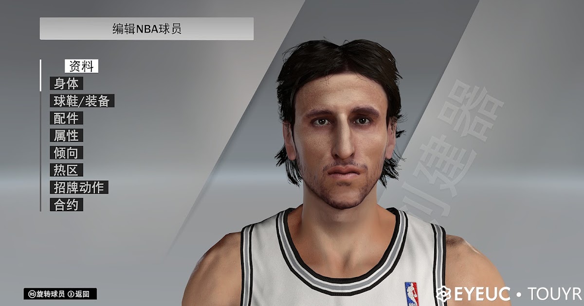 Manu Ginobili Young Version Face, Hair and Body Model By Manu Ginobili Young Version Face, Hair and Body Model By