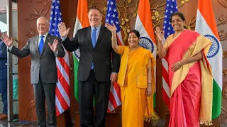 India-America Two Plus Two Ministerial Dialogue organized