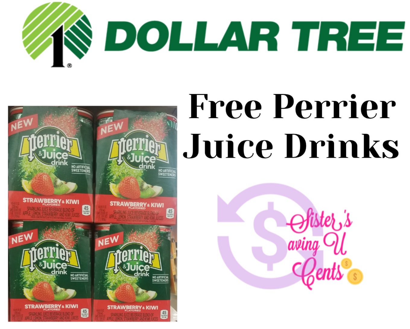Free Perrier Juice Drinks At Dollar Tree