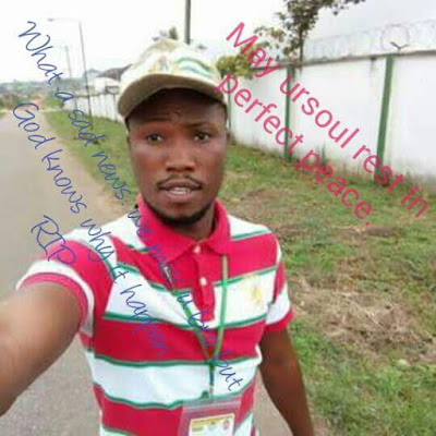  Photos: Corps member dies in Abia State two months to POP