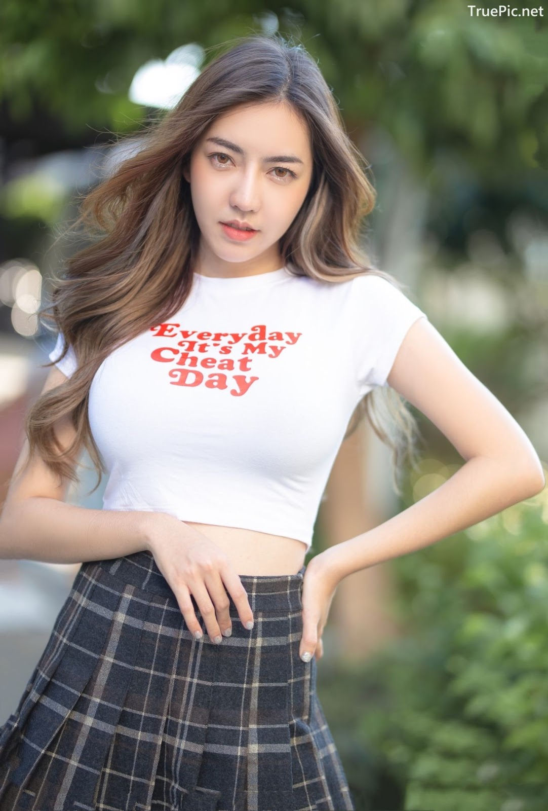 Image-Thailand-Cute-Model-Champ-Phawida-Croptop-And-MiniSkirt-TruePic.net- Picture-14