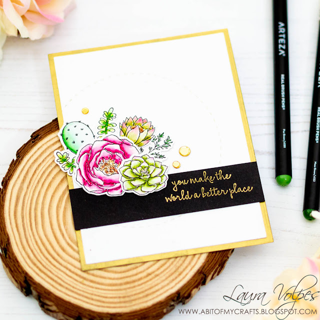 Clean and Simple Encouragement Card | Spellbinders/FSJ February 2020 Stamp of the Month Kit