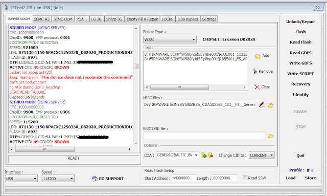 How to write gdfs file with setool 05 picture