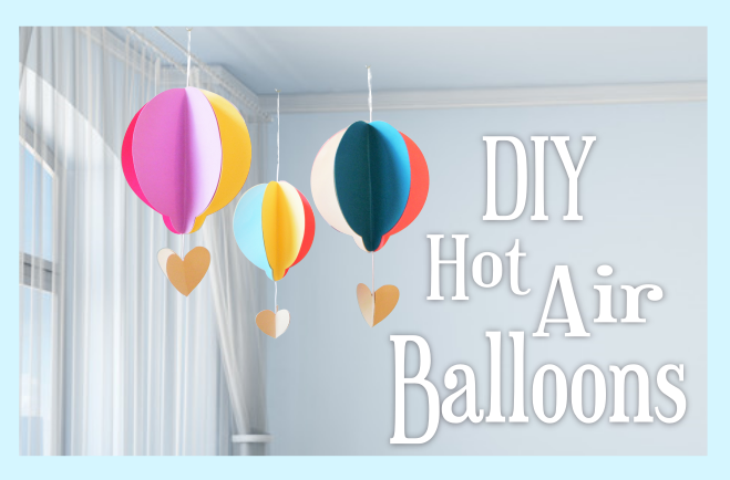 Mama S Gone Crafty Diy Paper Hot Air Balloon Kid S Craft