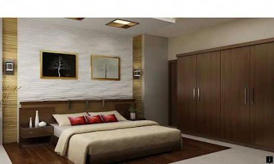 Modern bed room wall paint colors combinations ideas 2019