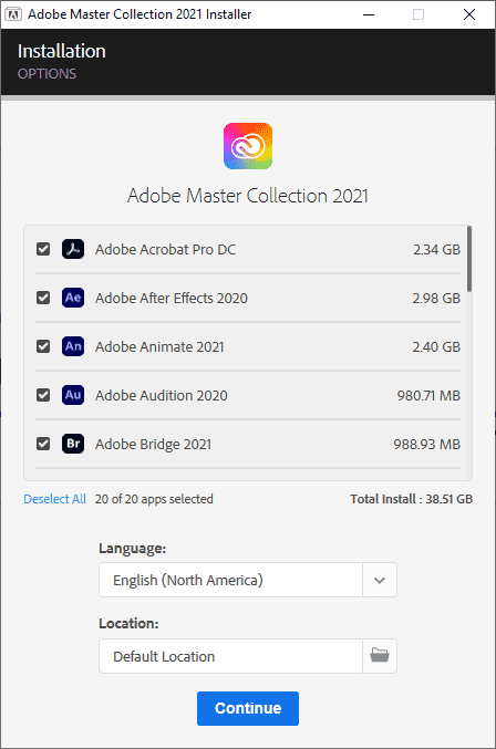 adobe master collection 2021 price
