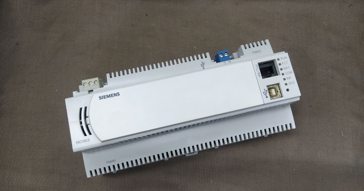 SIEMENS PXC100.D AUTOMATION STATIONS MODULAR 24V AC PXC100-D