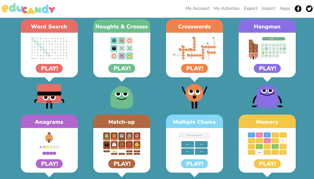 célula Dispensación marcador AYUDA PARA MAESTROS: Educandy - Una web para crear juegos interactivos de  manera sencilla y gratuita