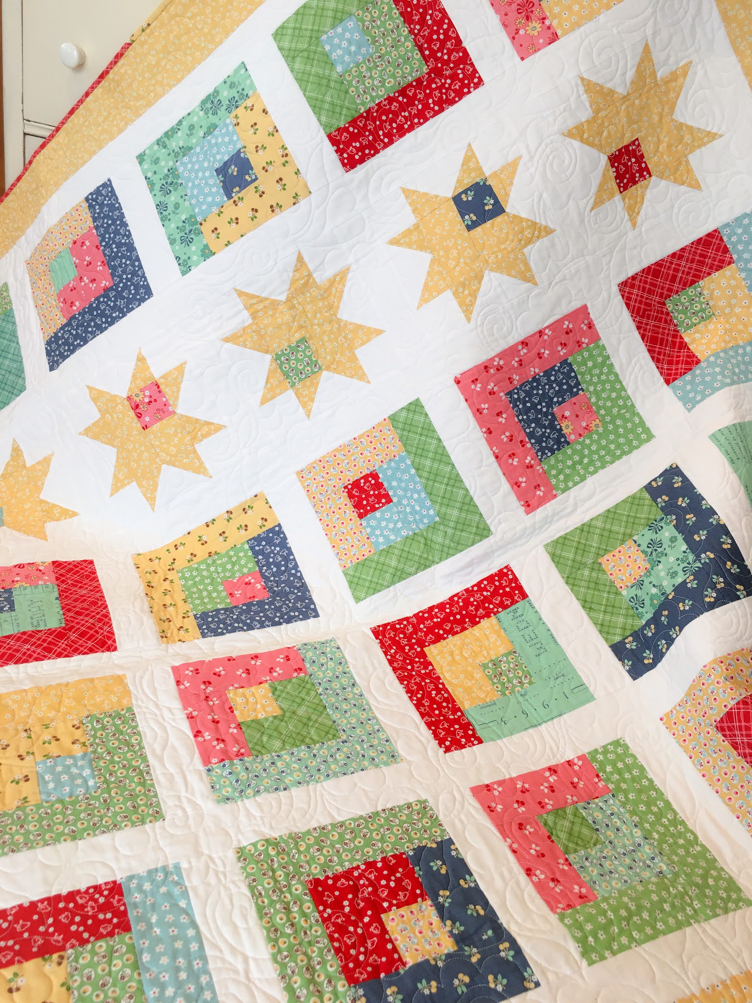 Carried Away Quilting Star Watch a Christmas quilt featuring