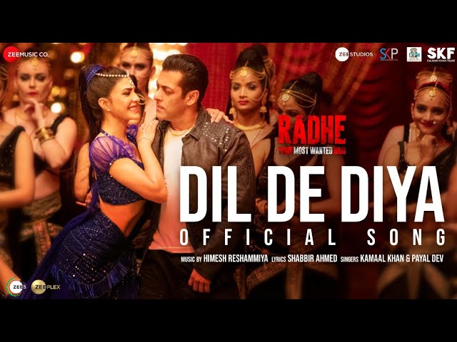 Dil De Diya Lyrics – Radhe - Your Most Wanted Bhai