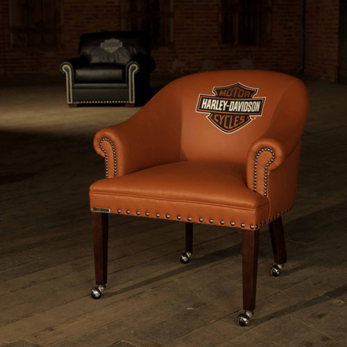 harley davidson chair furniture with classic leather