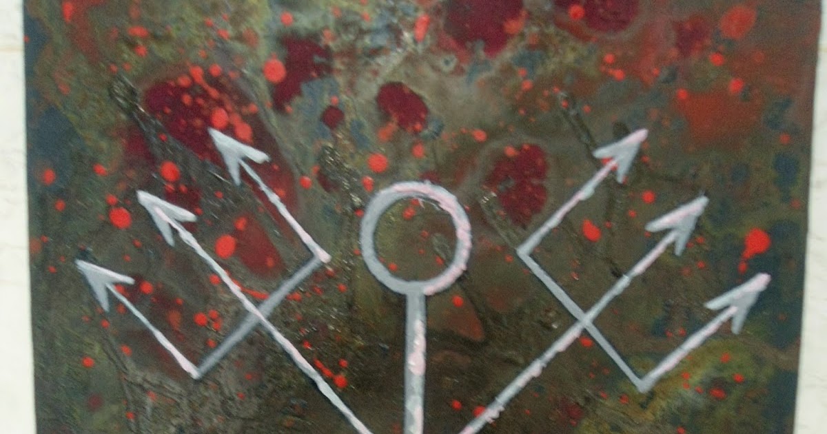 Arte Metal Orixás Ponto Riscado do Exu Tranca Rua das Almas Tela Quadro de Exu