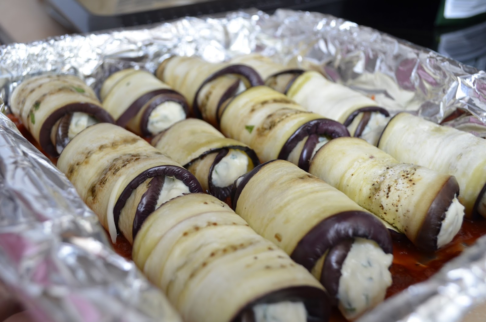 Eggplant Rollatini Stuff and Spice