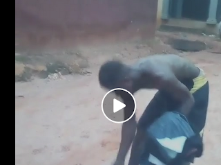 VIDEO: See how Pepper Spray arrest thief who steals from people sleeping at night in Edo State