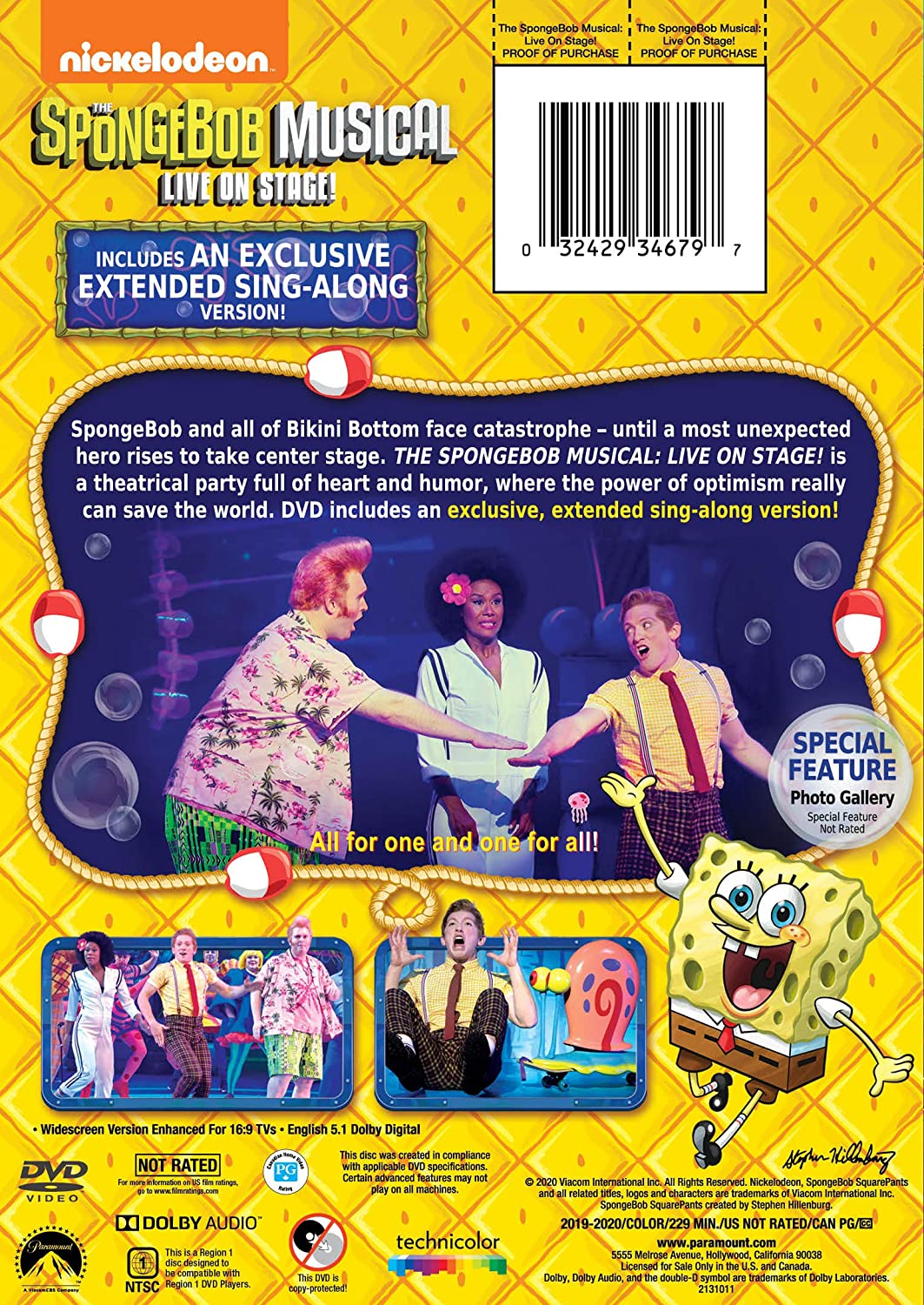 Nickalive Nickelodeon To Release The Spongebob Musical Live On Stage On Dvd On November 3