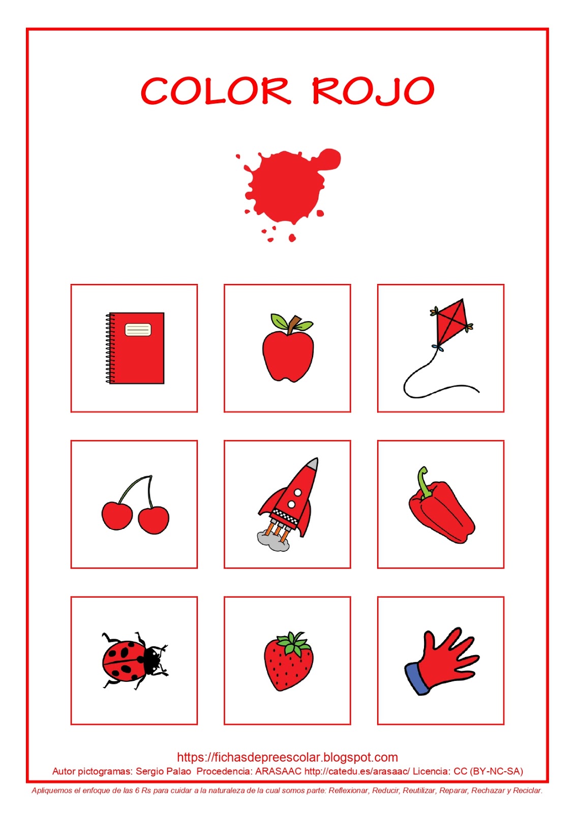 Fichas De Educacion Preescolar Laminas De Los Colores Amarillo