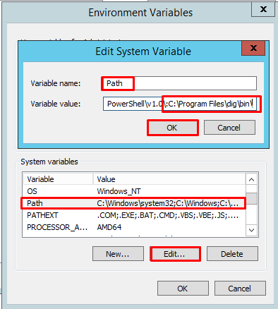 Environment variables. System variables. Select environmental variables. System variables. Плагин to path.