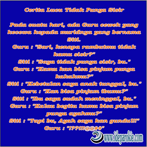 Cerpen lucu dan gokil