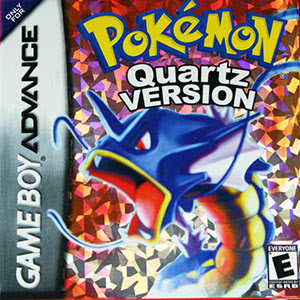 Pokemon Quartz GBA Boxart,Title