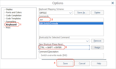 SAP ABAP Central: How To Switch Between ABAP Editor’s Insert (INS) And ...
