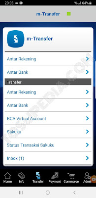 Cara Isi Saldo Aplikasi DANA Menggunakan Transfer Bank (BCA Mobile)