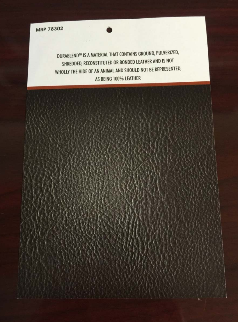 Rebecca 43(B)log DuraBlend leatherish label not misleading