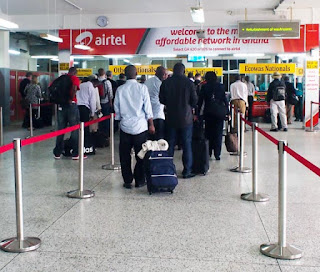 Kotoka International Airport  Accra Ghana.