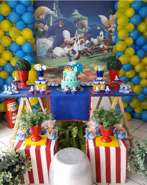 Fiesta temática de Sonic
