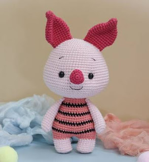 PATRON GRATIS PIGLET | WINNIE THE POOH AMIGURUMI 45142