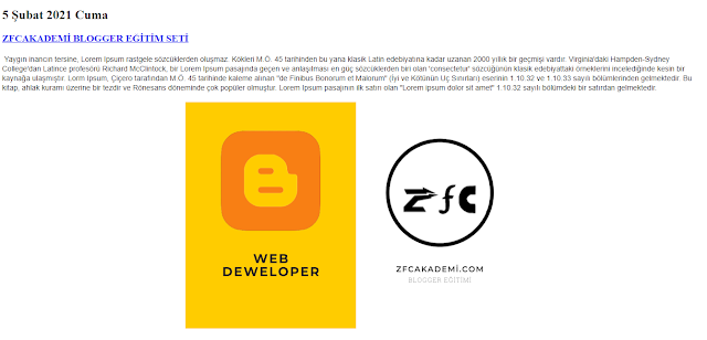 BLOGGER TEMA NASIL KODLANIR